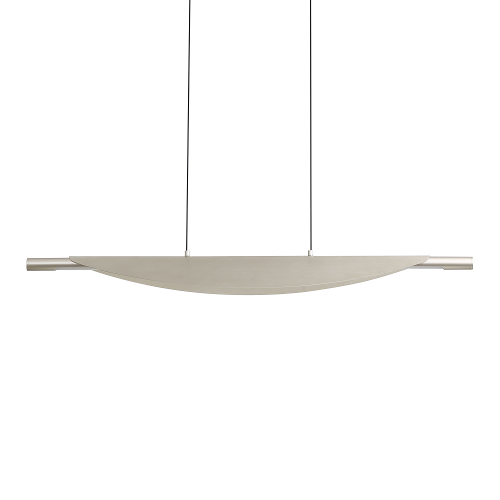 Yep by Golden Lighting Luma Integrated LED Island Light in Sand Nickel